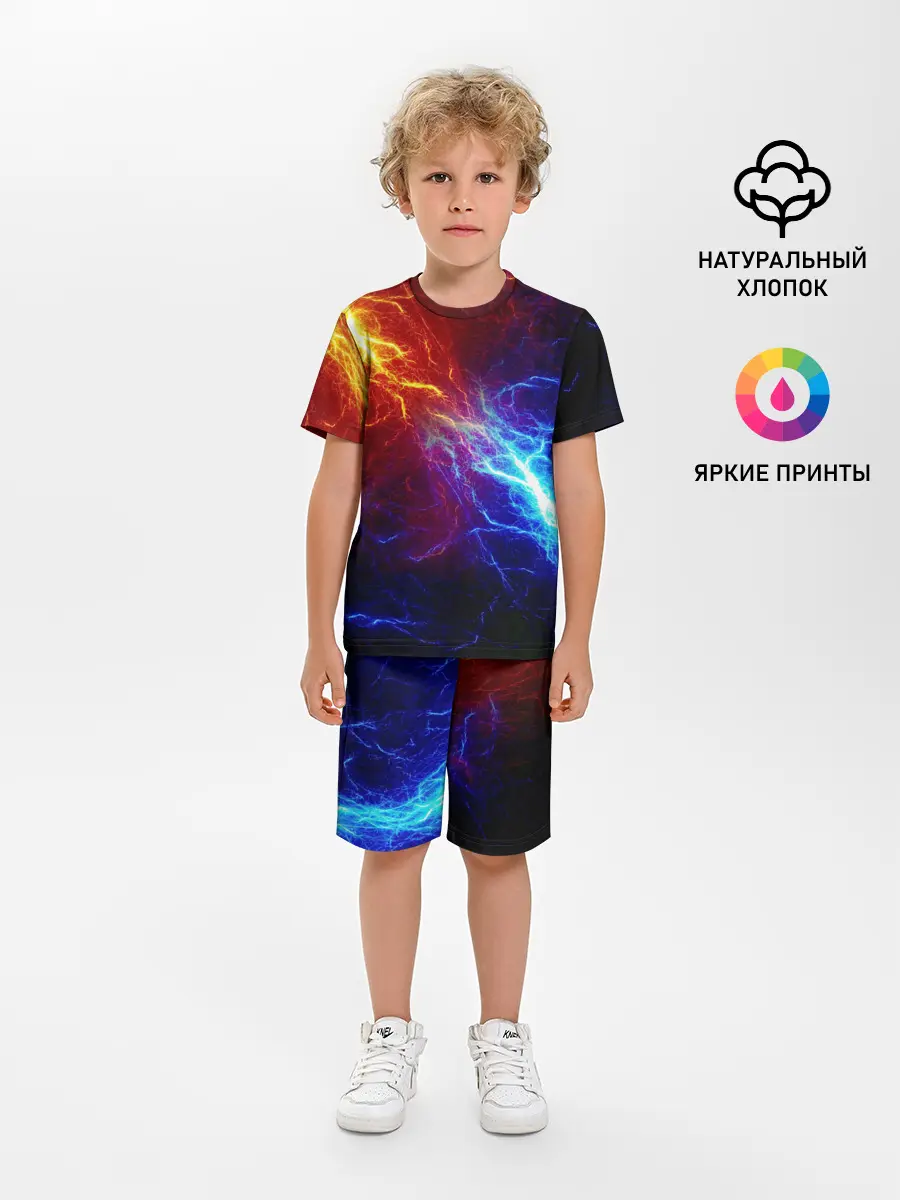 Детская пижама с шортами / БИТВА МОЛНИЙ / BATTLE FLASH