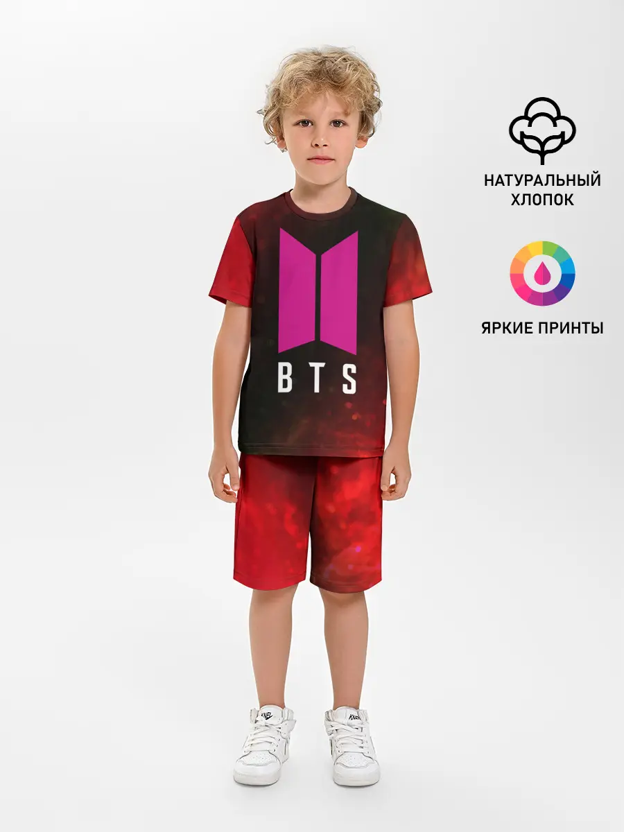 Детская пижама с шортами / BTS / БТС