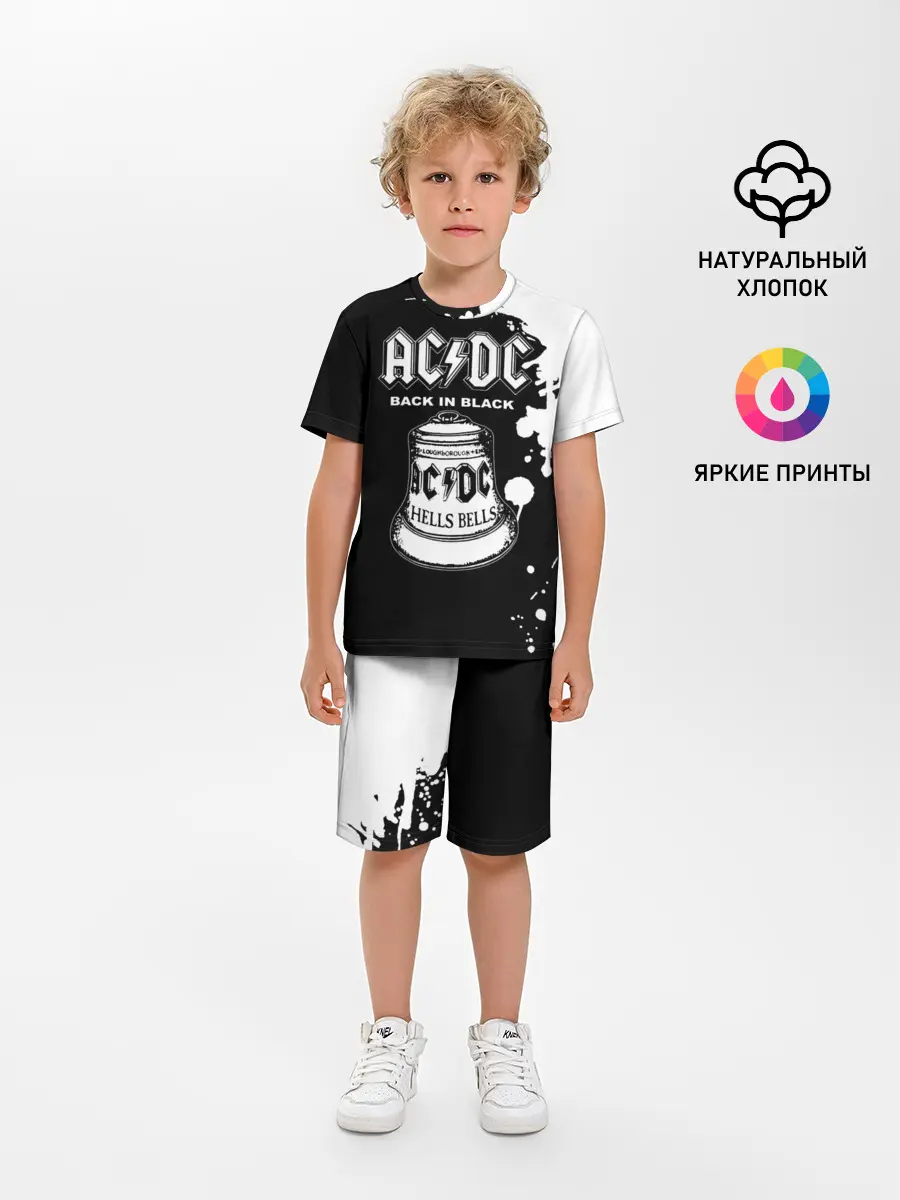 Детская пижама с шортами / AC/DC Back in Black