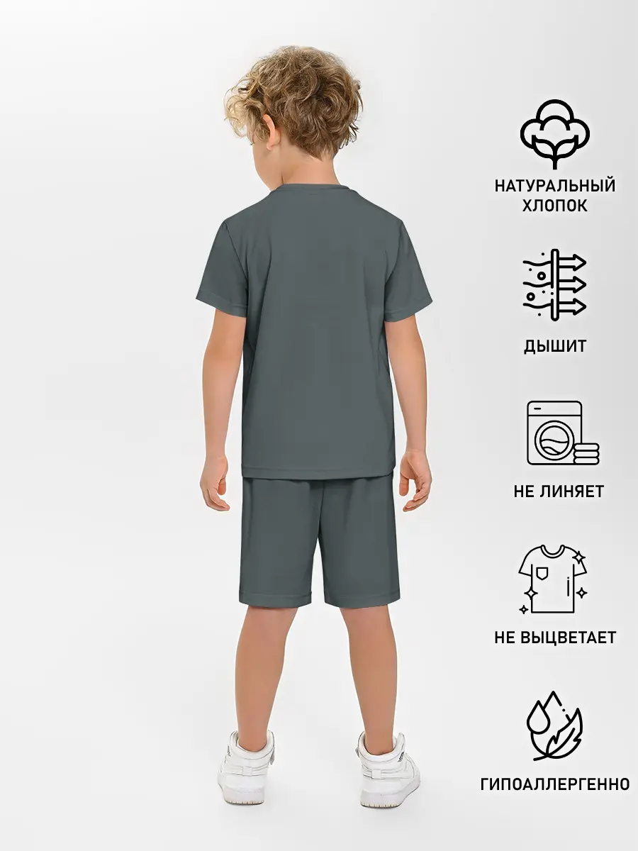 Детская пижама с шортами / Мотоцикл