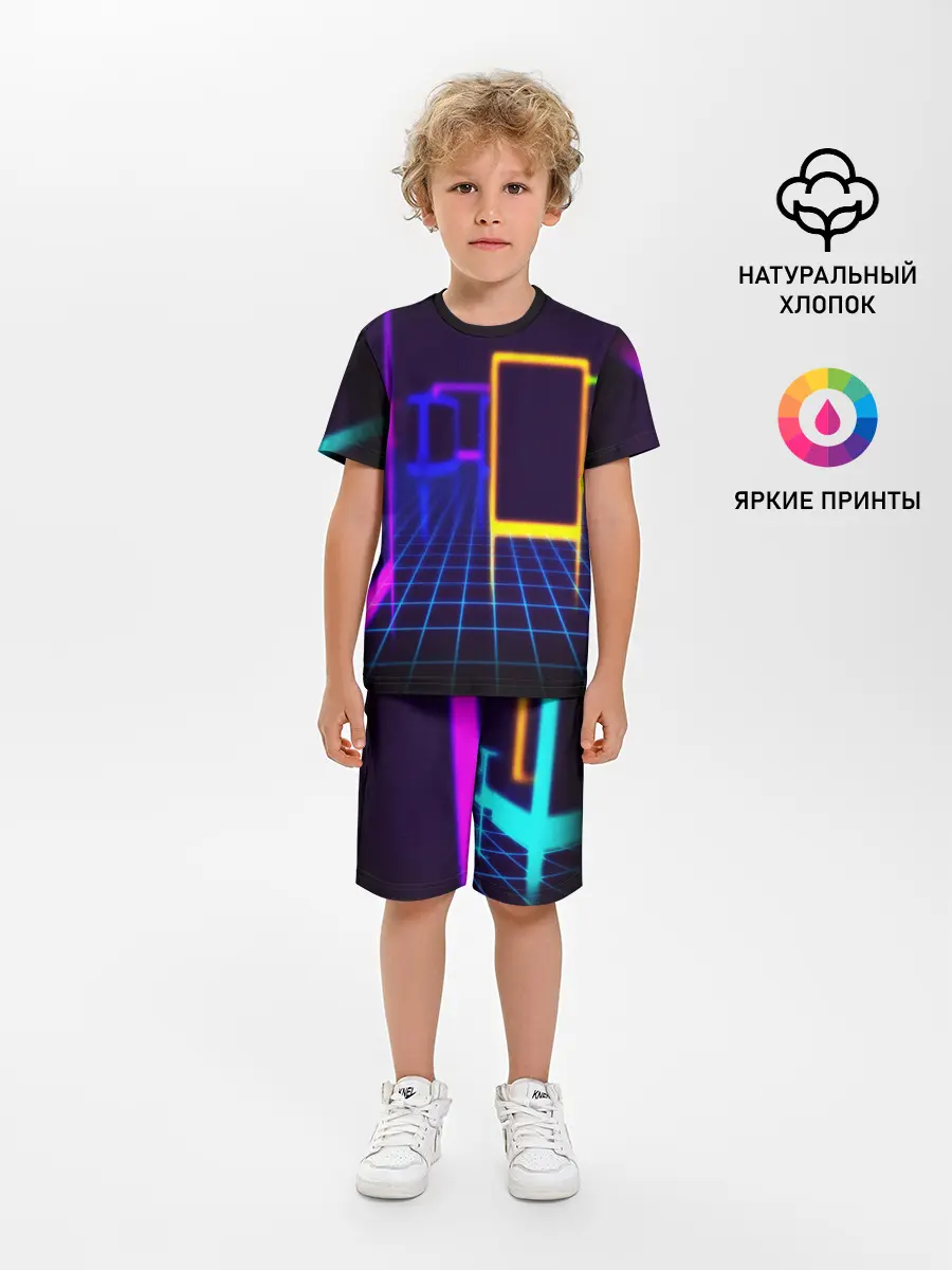 Детская пижама с шортами / NEON STYLE