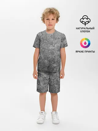 Детская пижама с шортами / Трещины