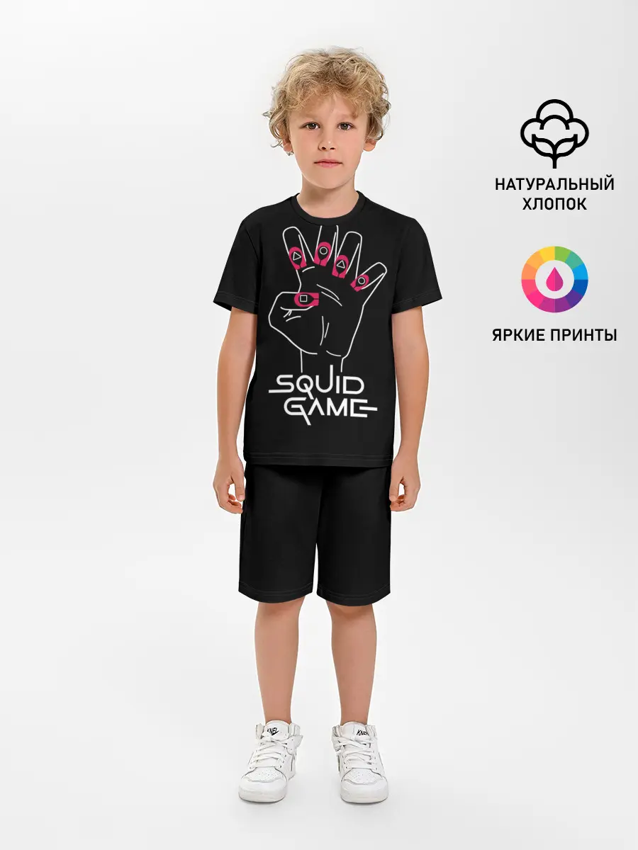 Детская пижама с шортами / Hand of player 001