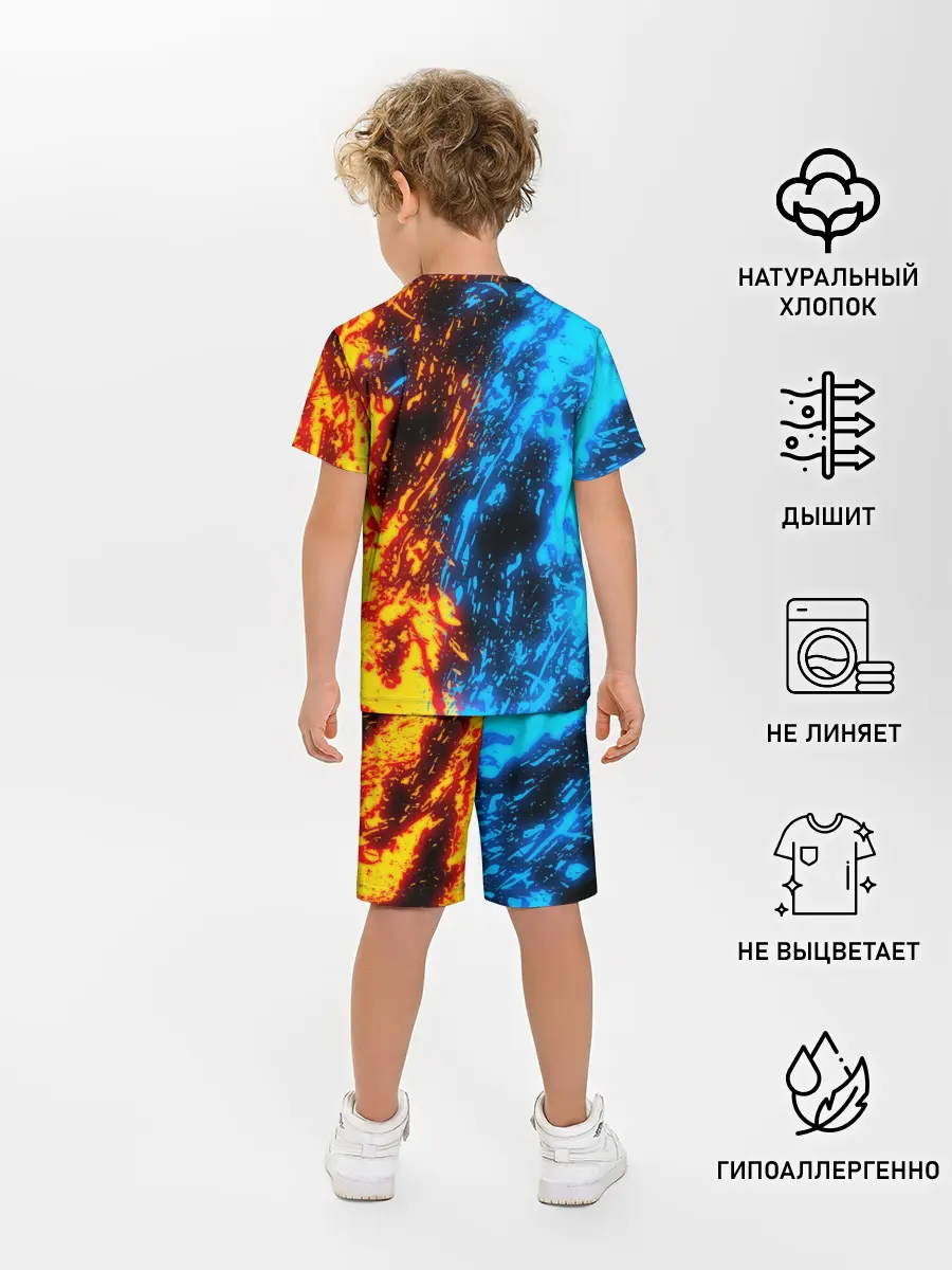 Детская пижама с шортами / БИТВА ОГНЕЙ