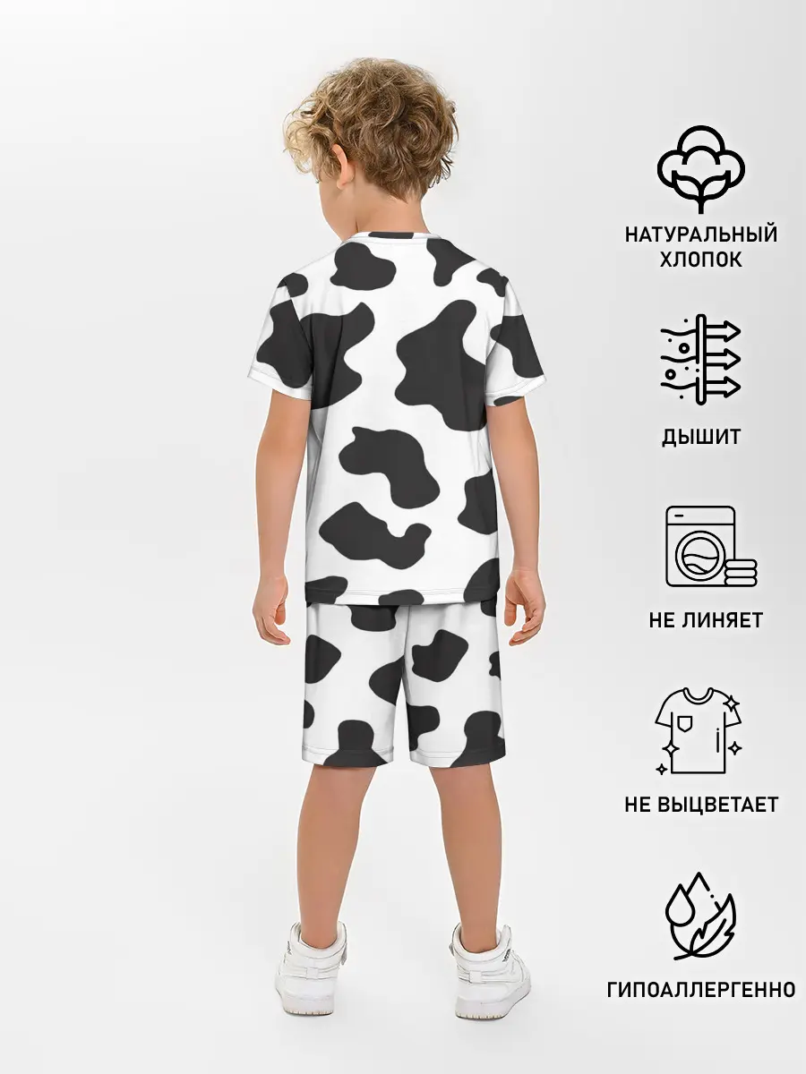 Детская пижама с шортами / COW PRINT