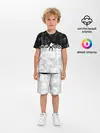Детская пижама с шортами / CS GO BLACK WHITE GEOMETRY