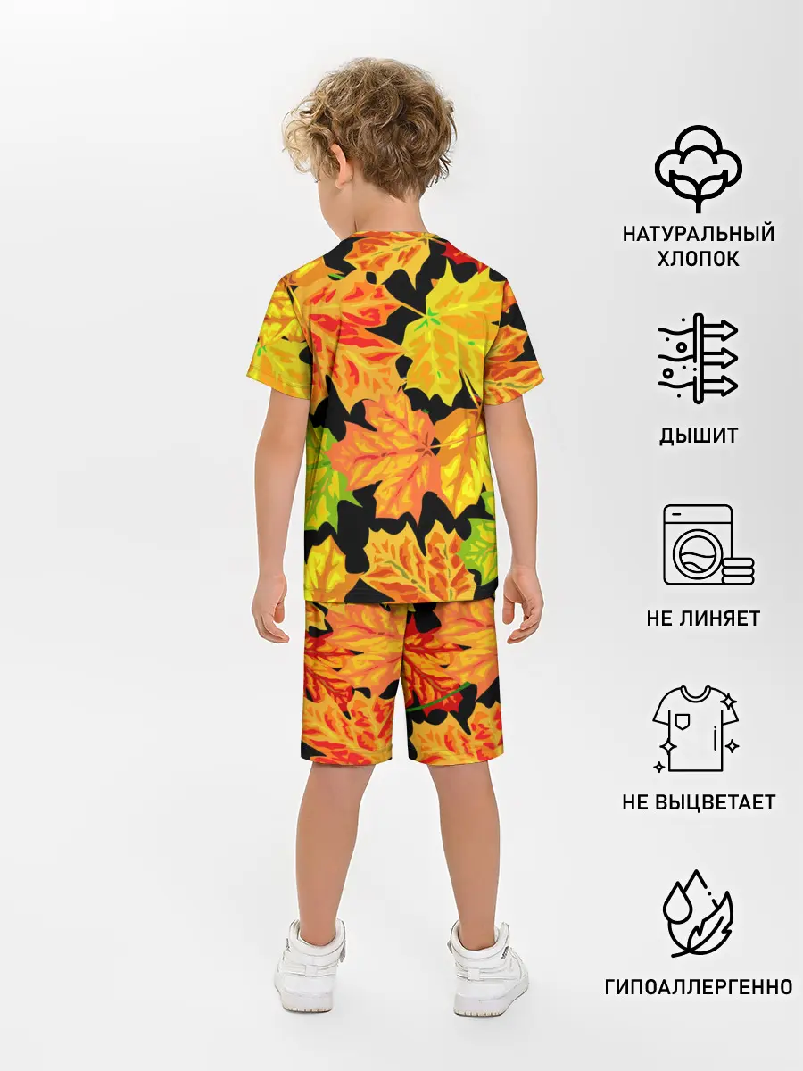 Детская пижама с шортами / LEAF FALL / AUTUMN