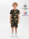 Детская пижама с шортами / Tigers | Тигровый Паттерн