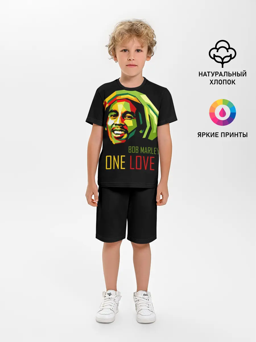 Детская пижама с шортами / Боб Марли