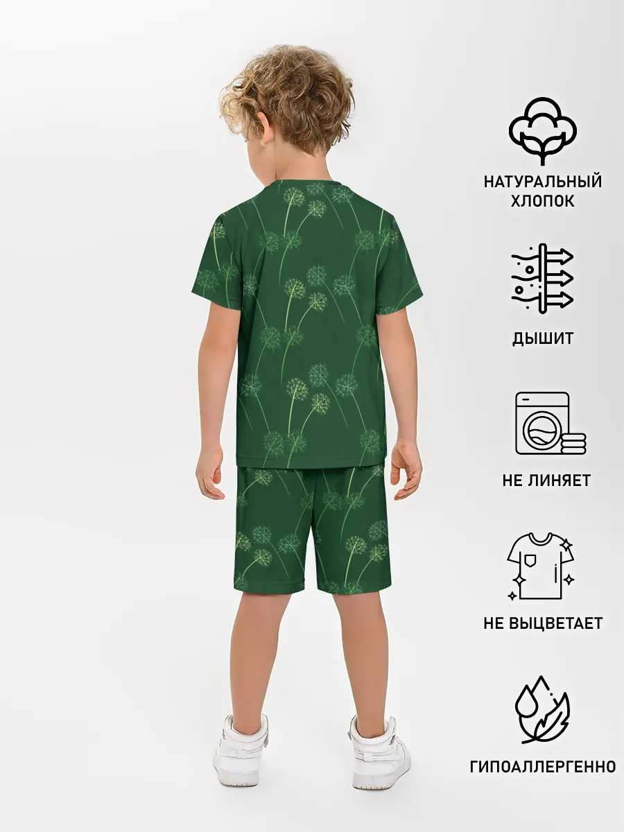 Детская пижама с шортами / Одуванчики