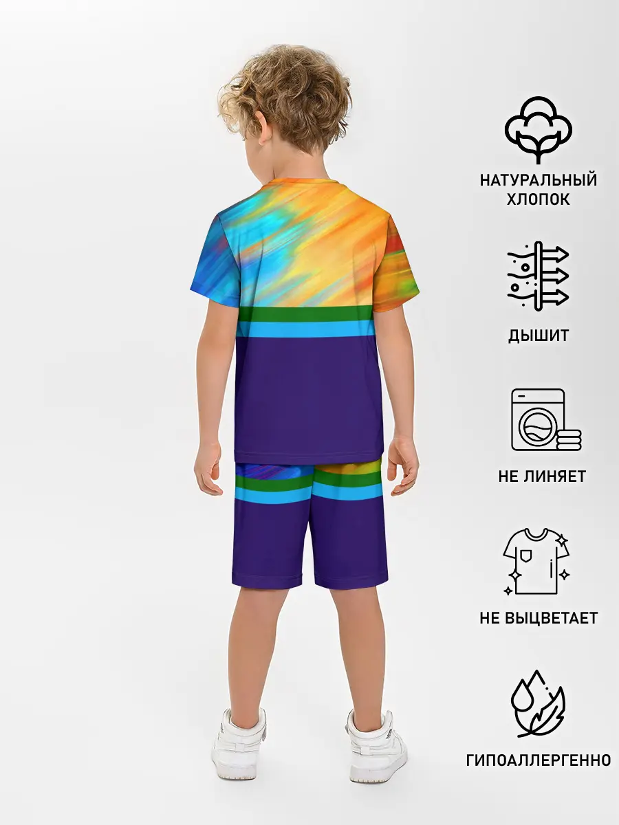 Детская пижама с шортами / Размытие