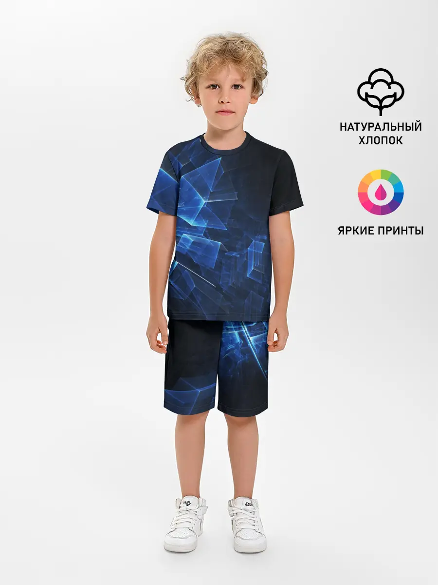 Детская пижама с шортами / Светящиеся фигуры