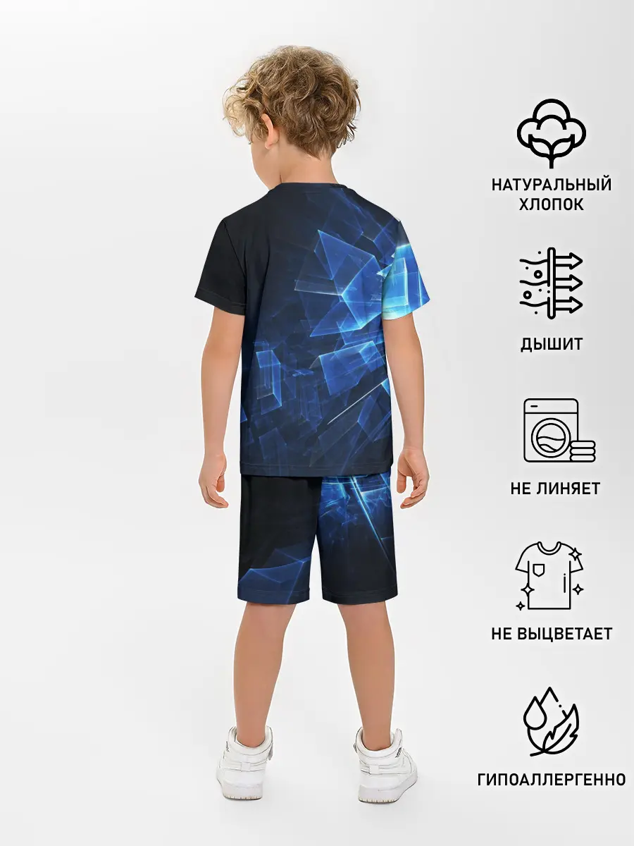 Детская пижама с шортами / Светящиеся фигуры