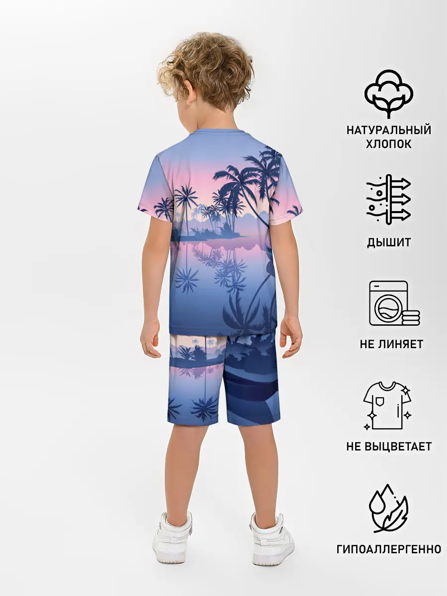 Детская пижама с шортами / Тихая заводь