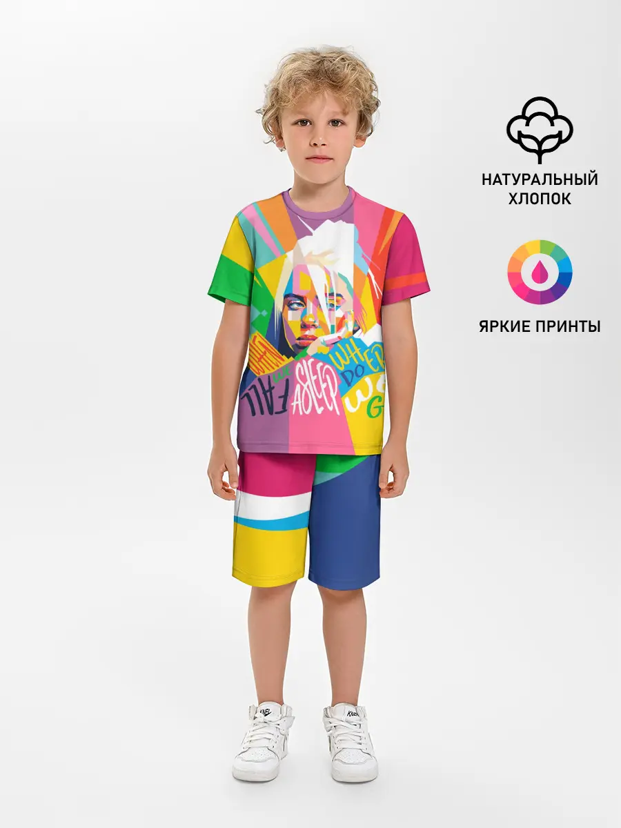 Детская пижама с шортами / BILLIE EILISH