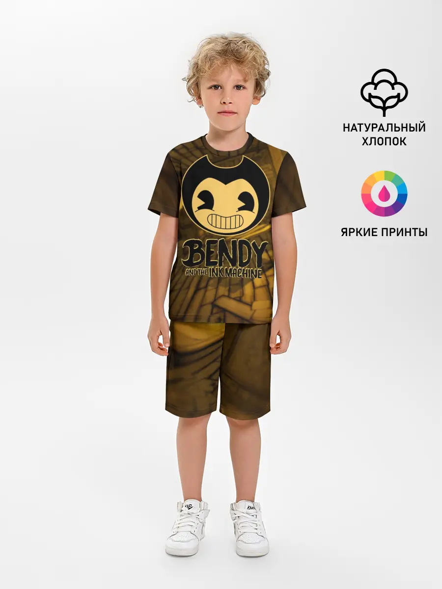 Детская пижама с шортами / Bendy and the ink machine