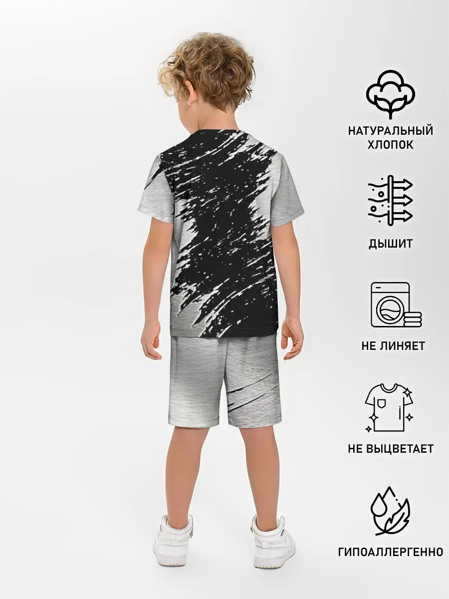 Детская пижама с шортами / THE WITCHER LOGO STEEL