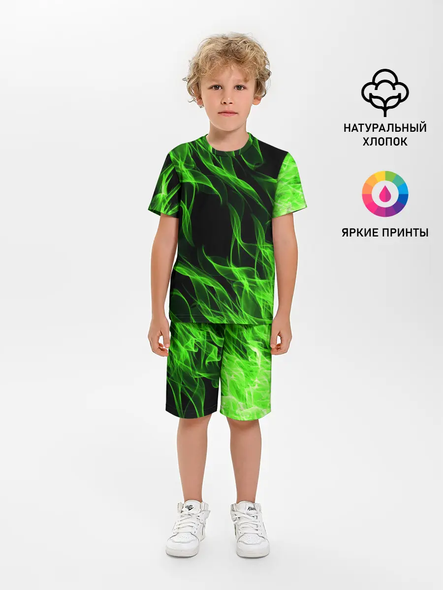Детская пижама с шортами / TOXIC FLAME