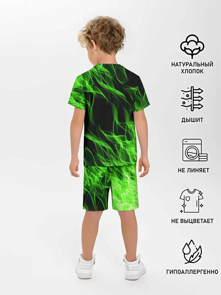 Детская пижама с шортами / TOXIC FLAME