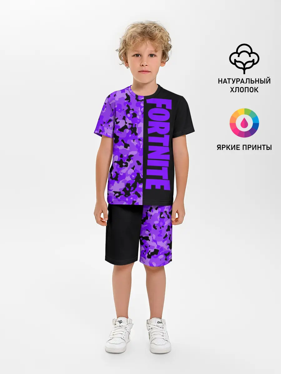 Детская пижама с шортами / Fortnite