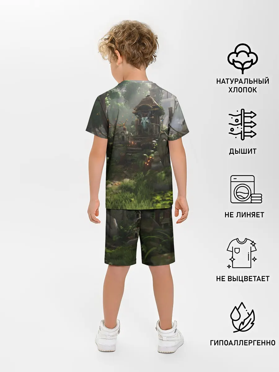 Детская пижама с шортами / Кена и Мост Духов