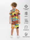 Детская пижама с шортами / Boom Pop Art