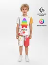 Детская пижама с шортами / Pop It - Rocket - Paint