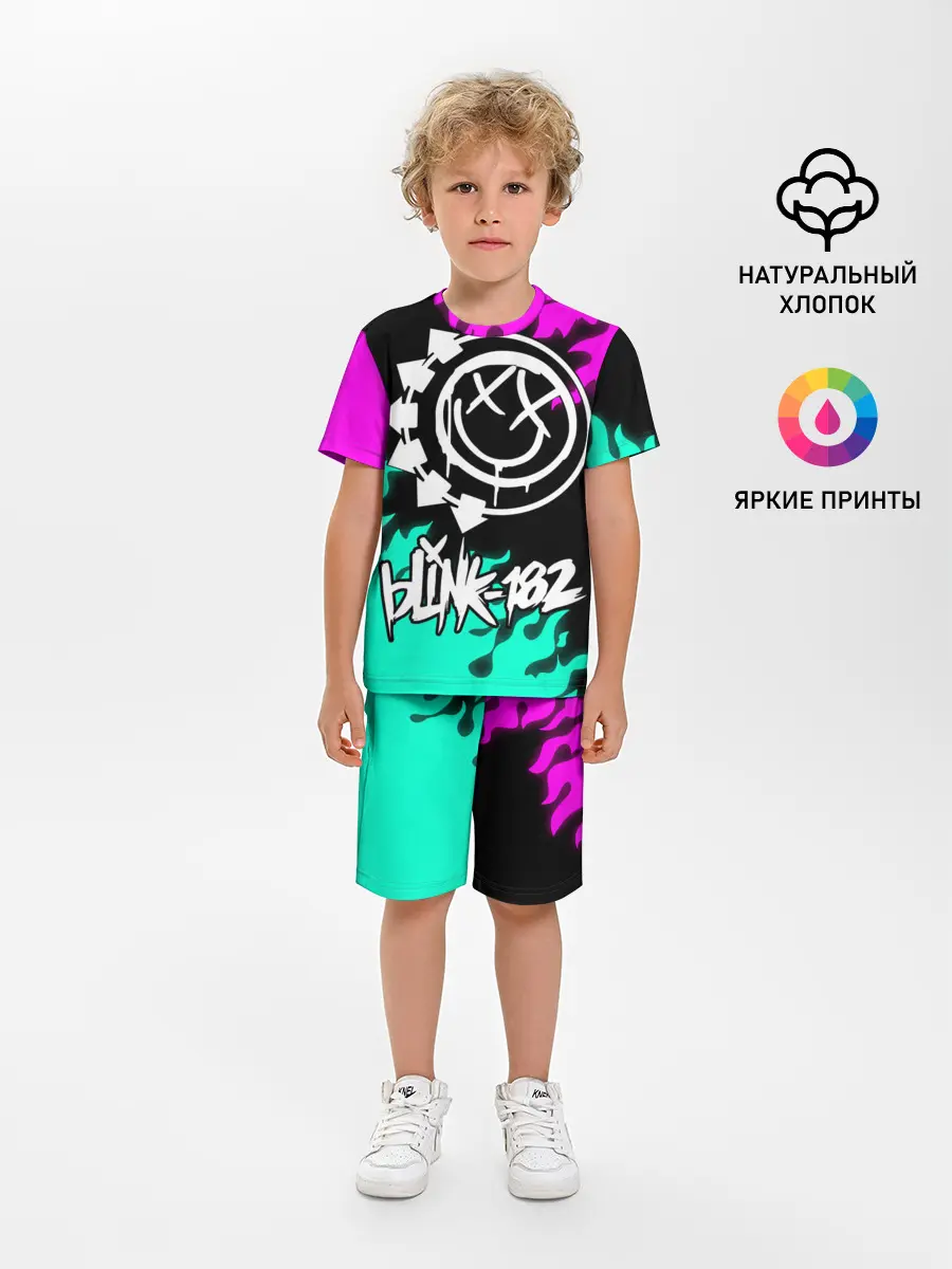 Детская пижама с шортами / Blink-182