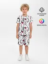 Детская пижама с шортами / Абстрактный современный узор