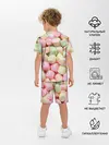Детская пижама с шортами / маршмэлов зефирки нежные