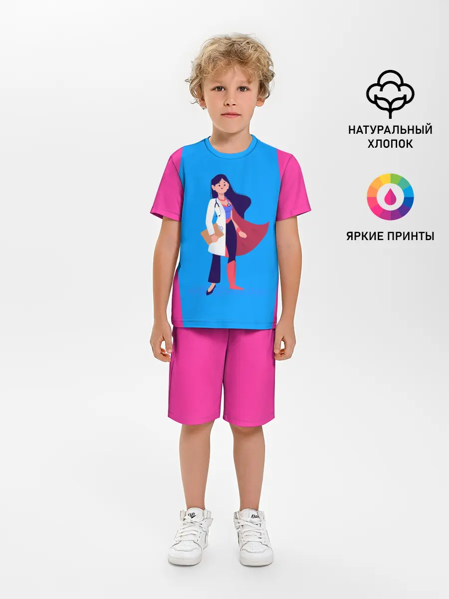 Детская пижама с шортами / Медсестра | Super Nurse