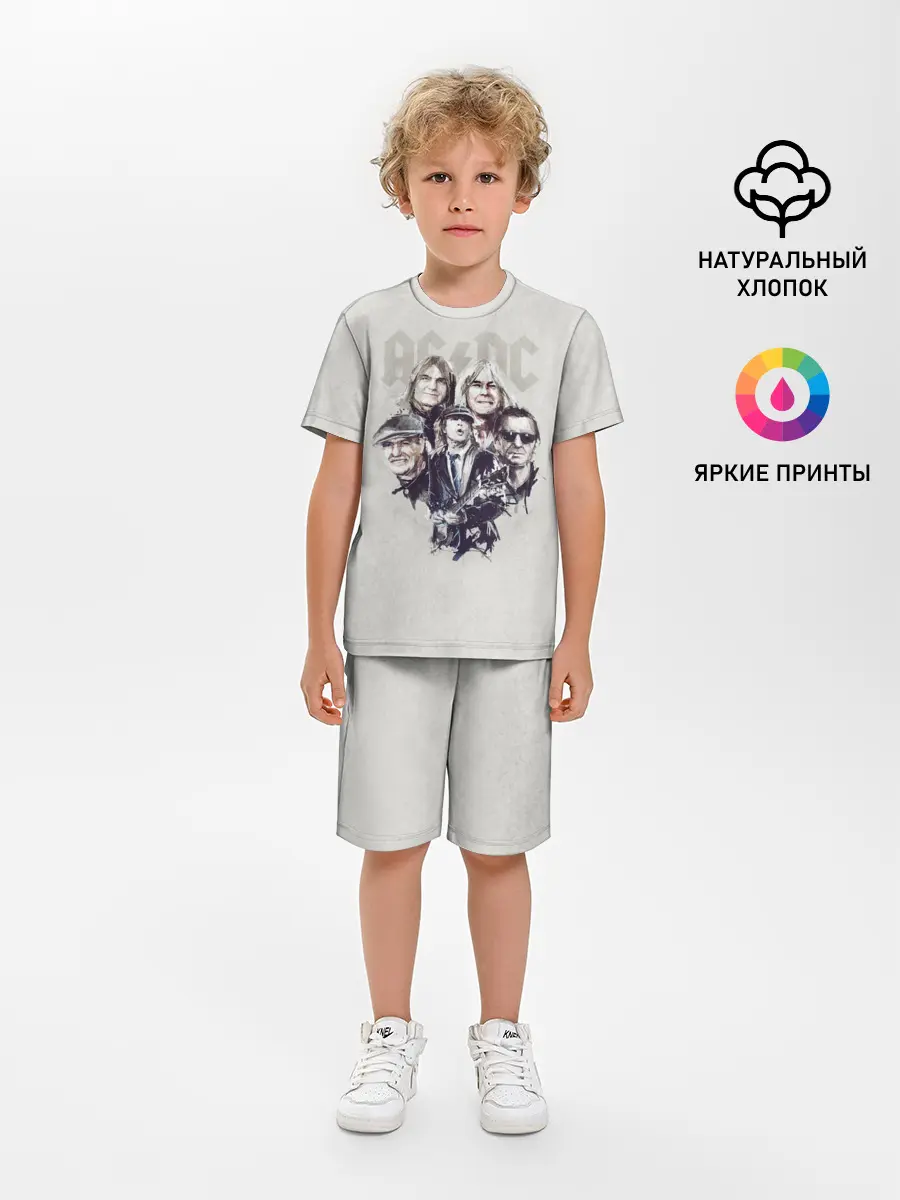 Детская пижама с шортами / AC/DC