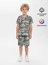 Детская пижама с шортами / Цифровой камуфляж