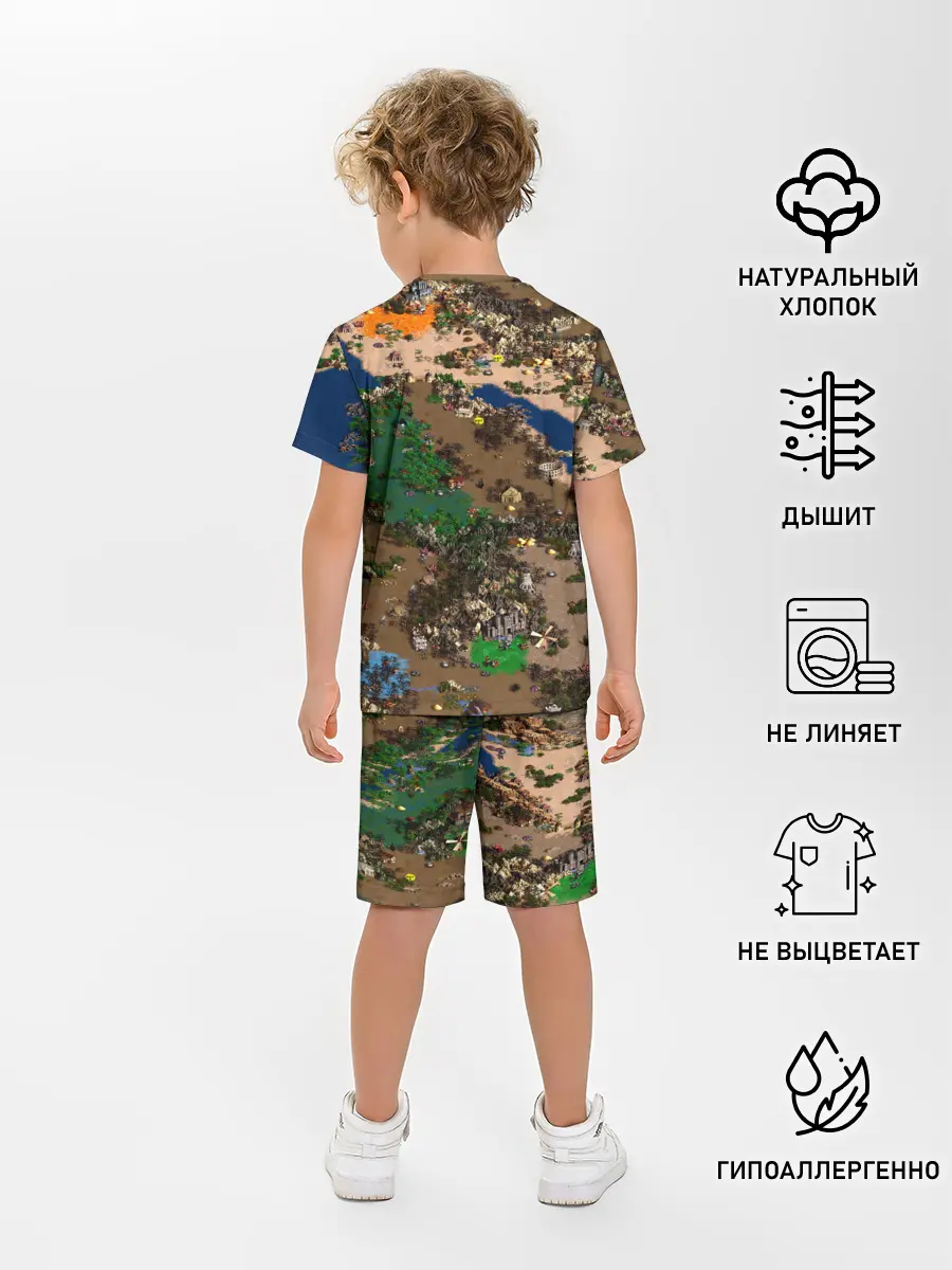 Детская пижама с шортами / Heroes style HD