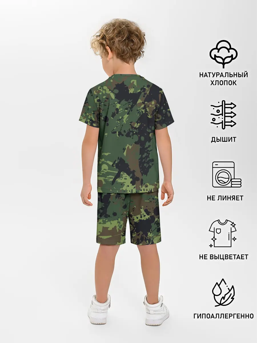 Детская пижама с шортами / МИЛИТАРИ