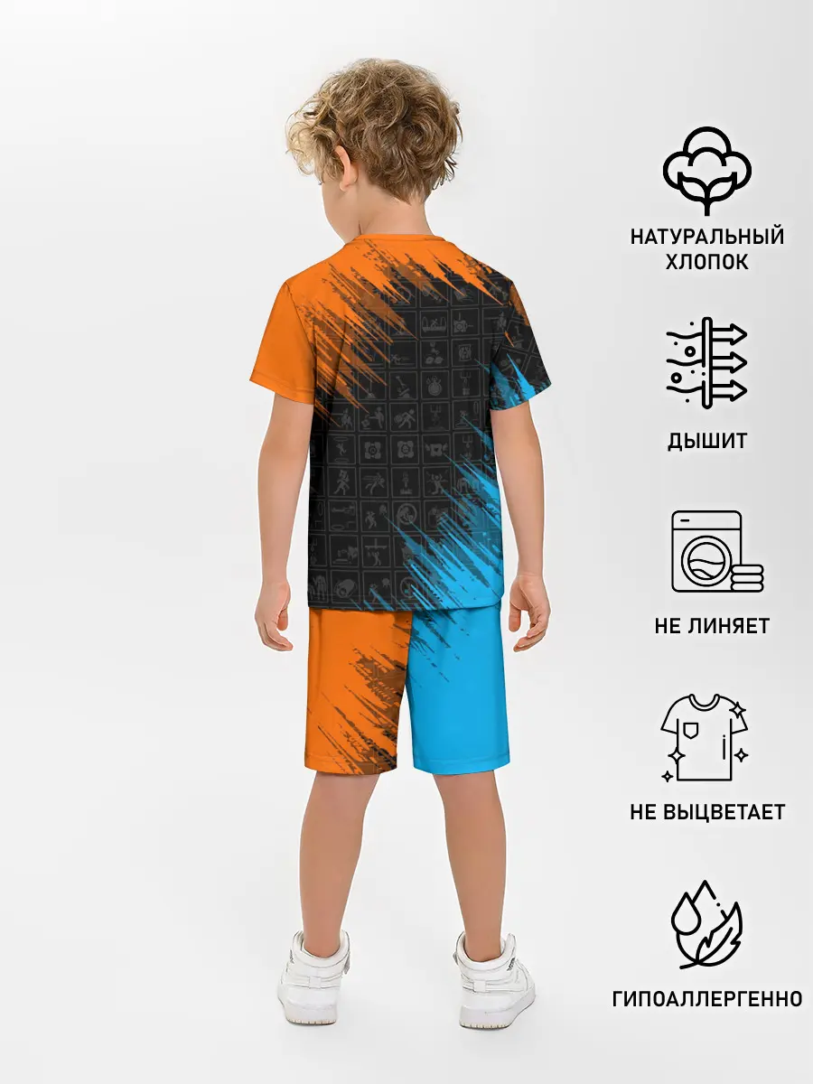 Детская пижама с шортами / PORTAL 2