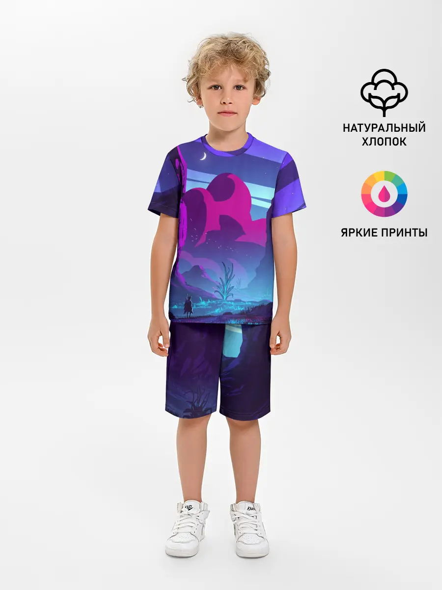 Детская пижама с шортами / Фентези