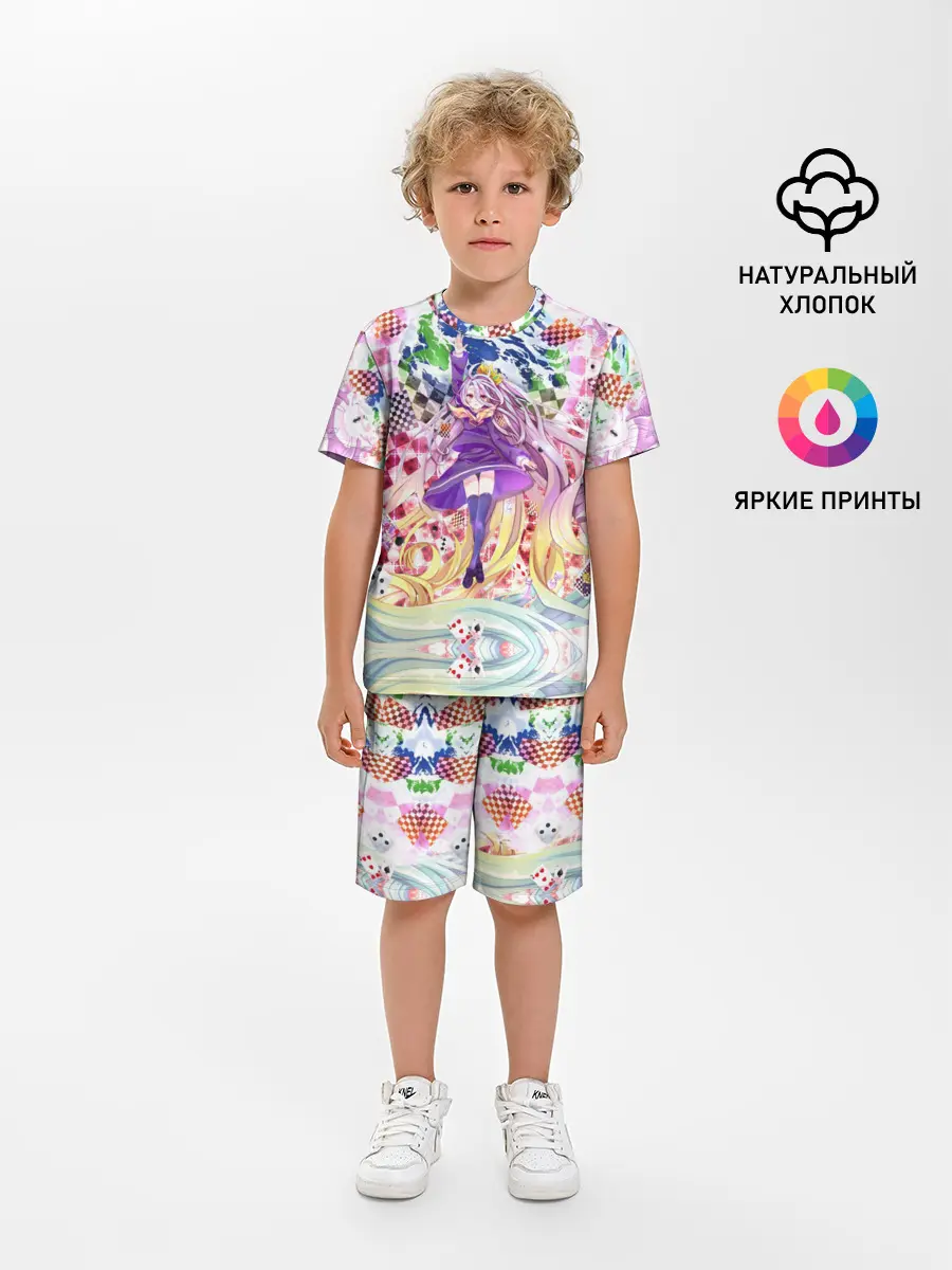 Детская пижама с шортами / No Game No Life_9