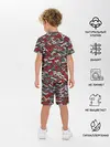 Детская пижама с шортами / Именной камуфляж. Рома
