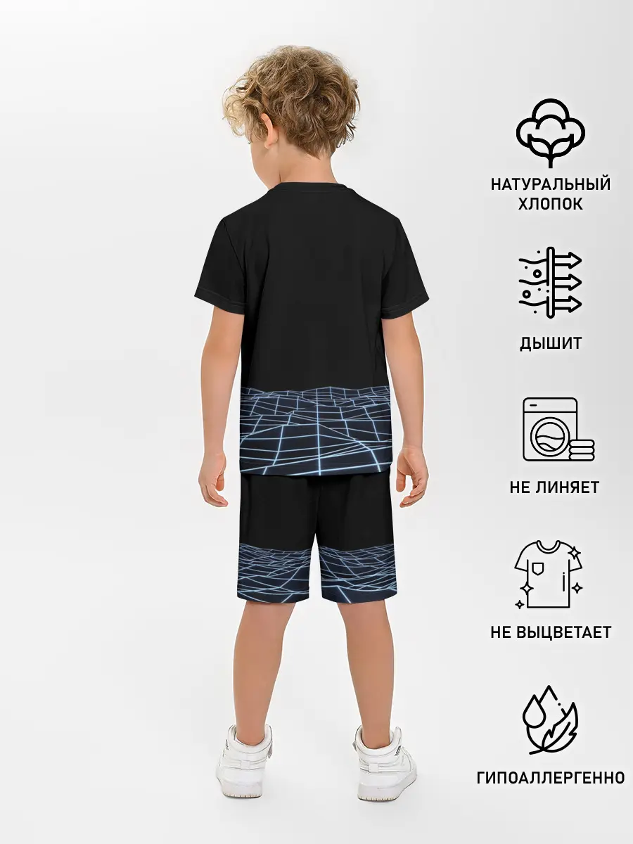 Детская пижама с шортами / Цифровой восход