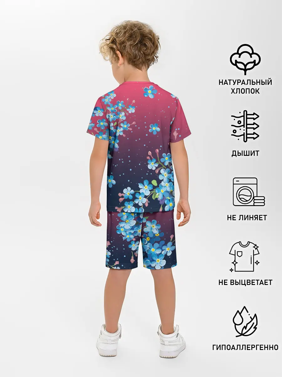 Детская пижама с шортами / НЕЗАБУДКИ