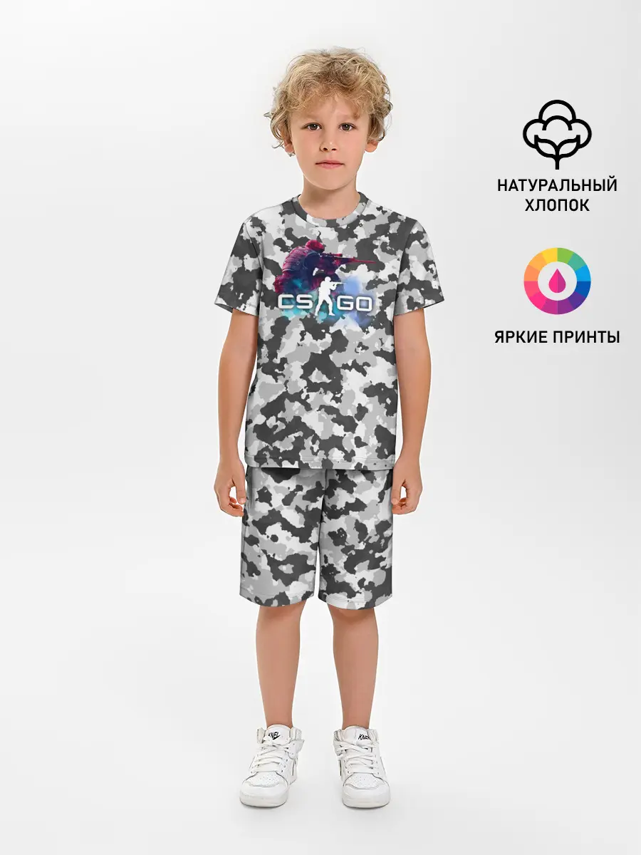 Детская пижама с шортами / Хэдшoт-CS:GO
