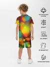 Детская пижама с шортами / Цветные блики