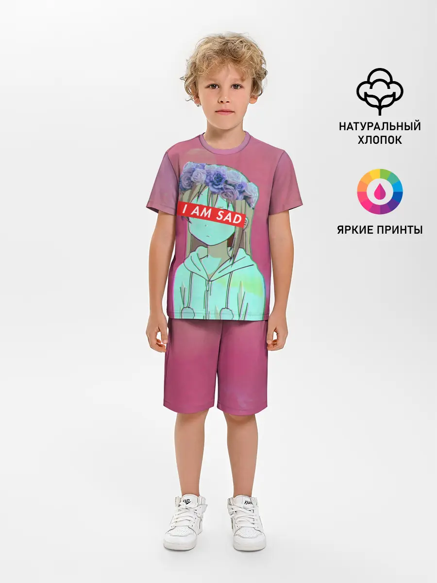 Детская пижама с шортами / Sadness