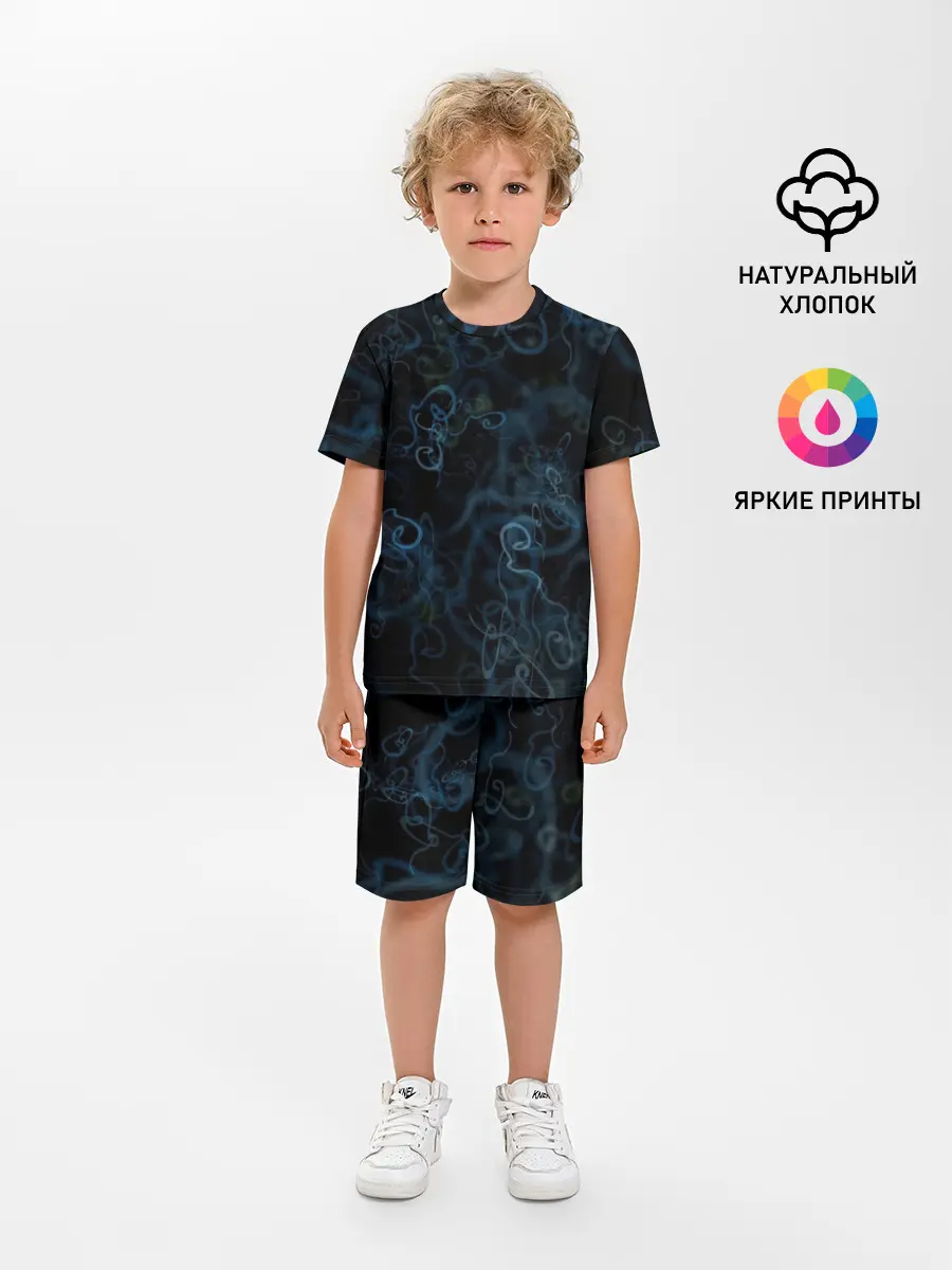Детская пижама с шортами / Фигуры из дыма