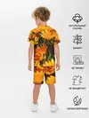 Детская пижама с шортами / Желтый цвет весны