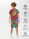 Детская пижама с шортами / ФРАКТАЛЬНЫЙ УЗОР