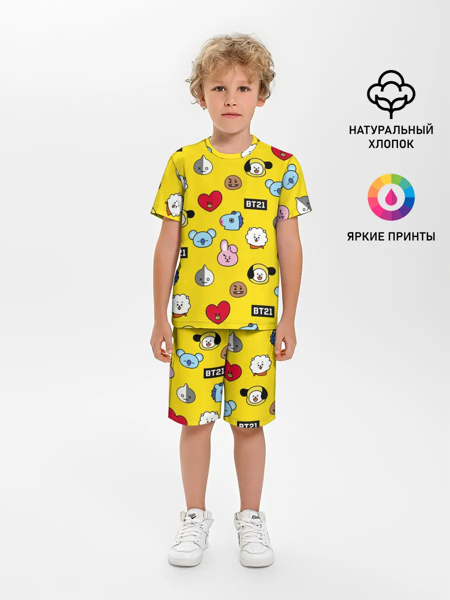 Детская пижама с шортами / BTS