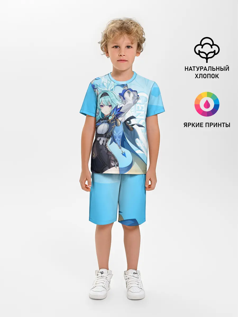 Детская пижама с шортами / Genshin Impact, Эола