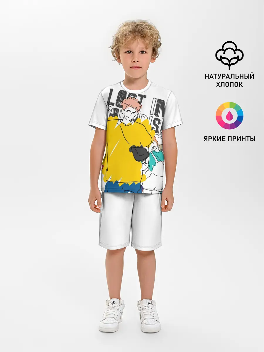 Детская пижама с шортами / Итадори Юдзи - Jujutsu Kaisen